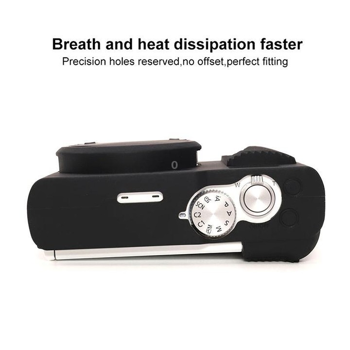 For Panasonic LUMIX ZS99 / TZ99 DC-ZS99GK-S Camera Protective Silicone Cover (Black)