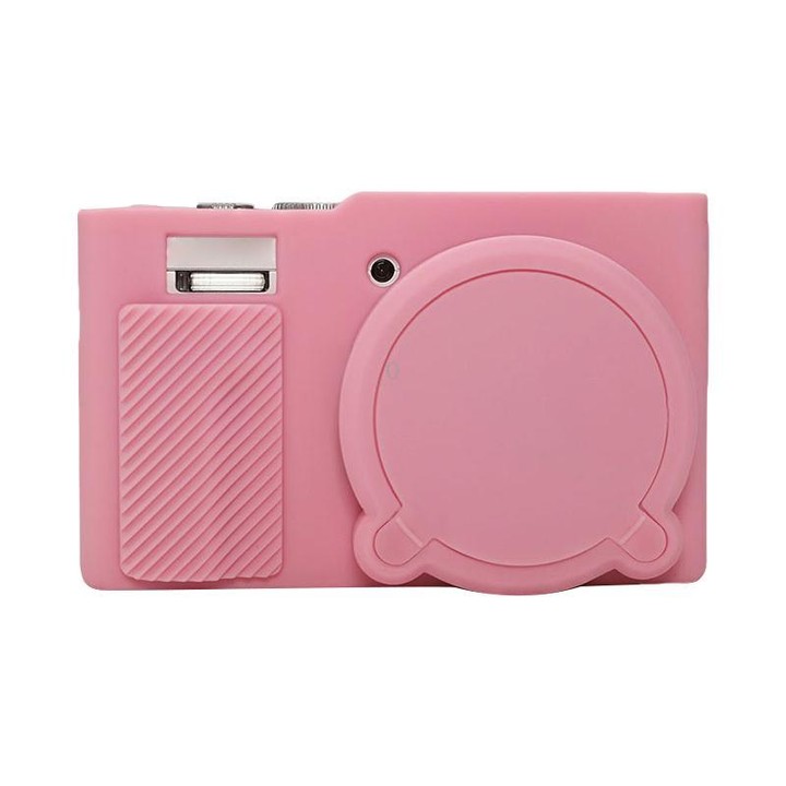 For Panasonic LUMIX ZS99 / TZ99 DC-ZS99GK-S Camera Protective Silicone Cover (Pink)