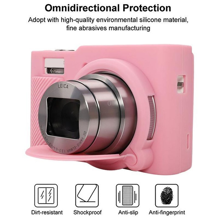 For Panasonic LUMIX ZS99 / TZ99 DC-ZS99GK-S Camera Protective Silicone Cover (Pink)