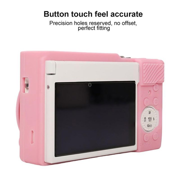 For Panasonic LUMIX ZS99 / TZ99 DC-ZS99GK-S Camera Protective Silicone Cover (Pink)