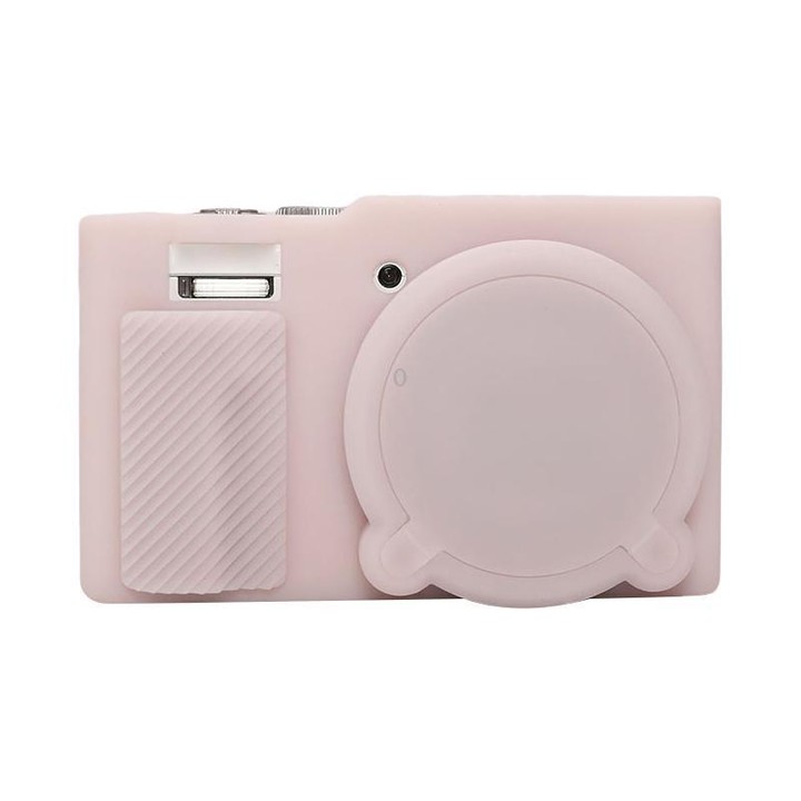 For Panasonic LUMIX ZS99 / TZ99 DC-ZS99GK-S Camera Protective Silicone Cover (Jelly Pink)
