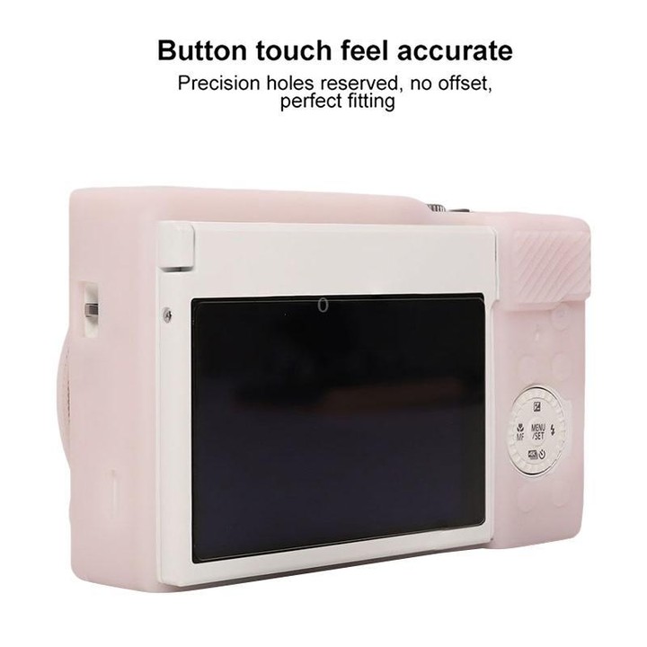 For Panasonic LUMIX ZS99 / TZ99 DC-ZS99GK-S Camera Protective Silicone Cover (Jelly Pink)