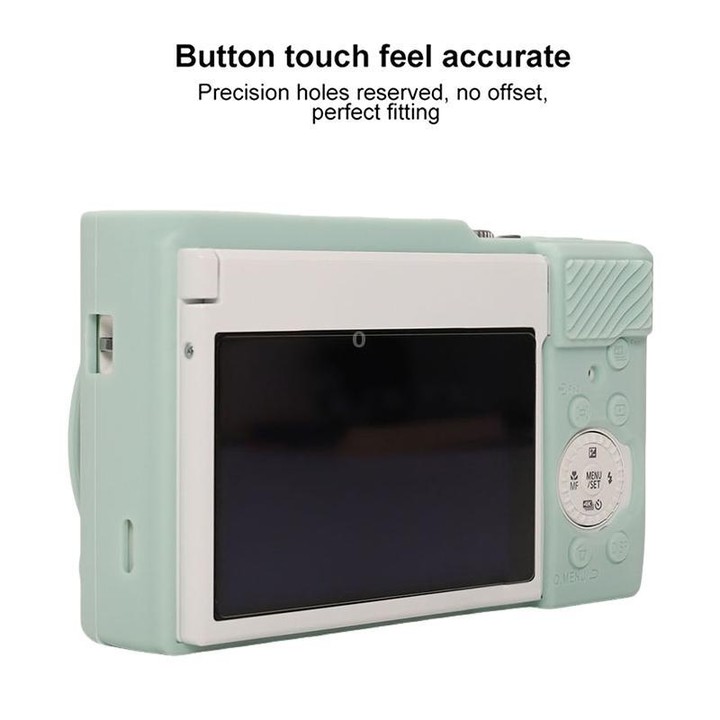 For Panasonic LUMIX ZS99 / TZ99 DC-ZS99GK-S Camera Protective Silicone Cover (Mint Green)