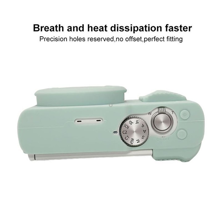 For Panasonic LUMIX ZS99 / TZ99 DC-ZS99GK-S Camera Protective Silicone Cover (Mint Green)