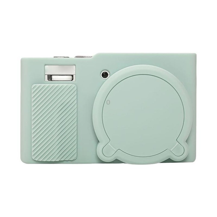 For Panasonic LUMIX ZS99 / TZ99 DC-ZS99GK-S Camera Protective Silicone Cover (Mint Green)