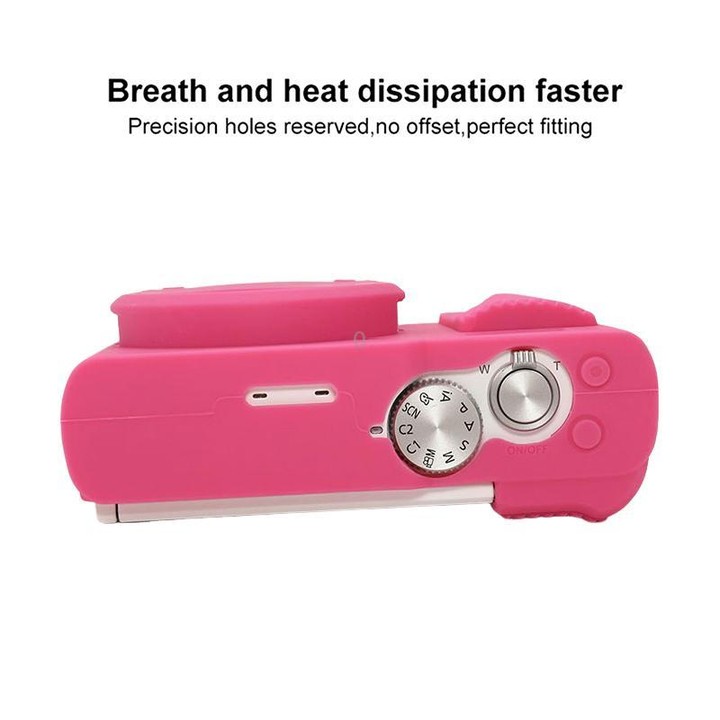 For Panasonic LUMIX ZS99 / TZ99 DC-ZS99GK-S Camera Protective Silicone Cover (Rose Red)