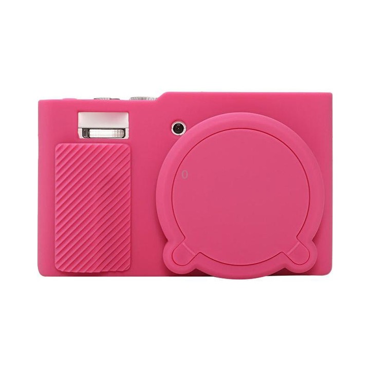 For Panasonic LUMIX ZS99 / TZ99 DC-ZS99GK-S Camera Protective Silicone Cover (Rose Red)