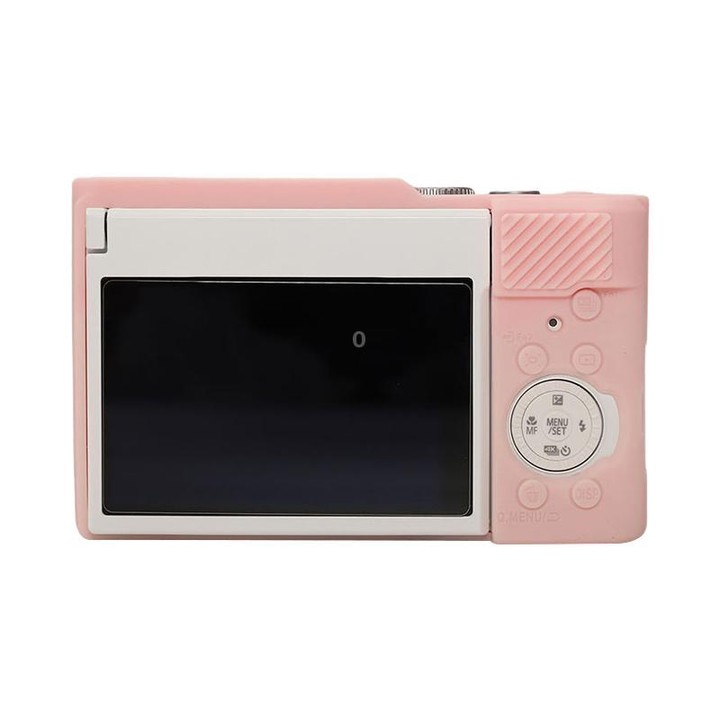 For Panasonic LUMIX ZS99 / TZ99 DC-ZS99GK-S Camera Protective Silicone Cover (Sweet Smoky Pink)