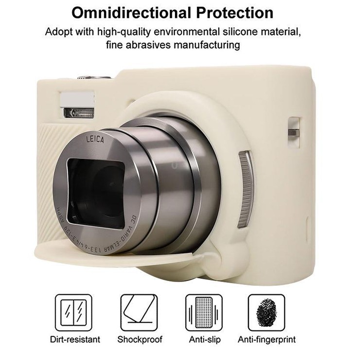 For Panasonic LUMIX ZS99 / TZ99 DC-ZS99GK-S Camera Protective Silicone Cover (White)