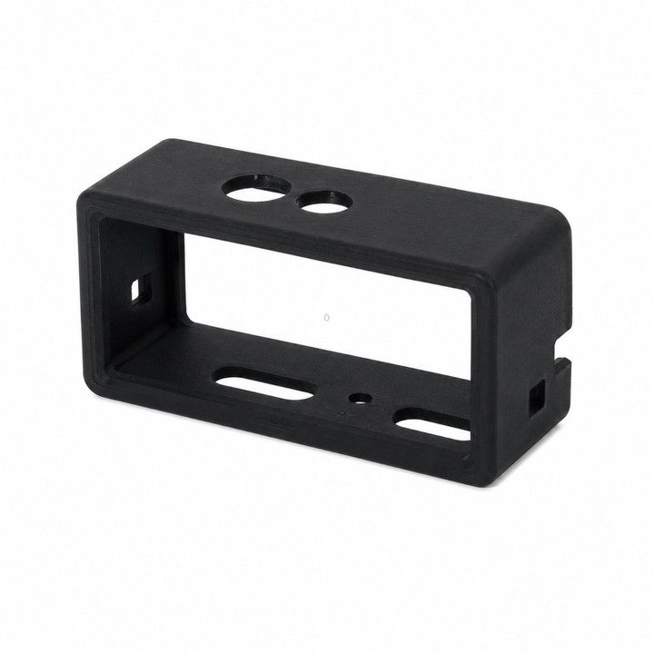 Camera Silicone Frame Protective Case For Kodak Charmera Keychain / Charmera 1987 (Black)