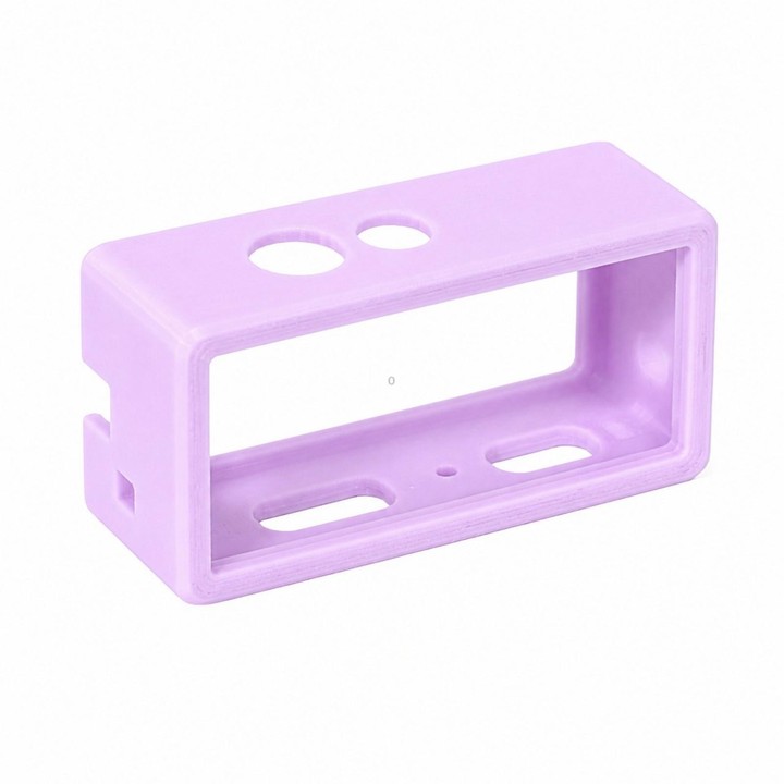 Camera Silicone Frame Protective Case For Kodak Charmera Keychain / Charmera 1987 (Purple)