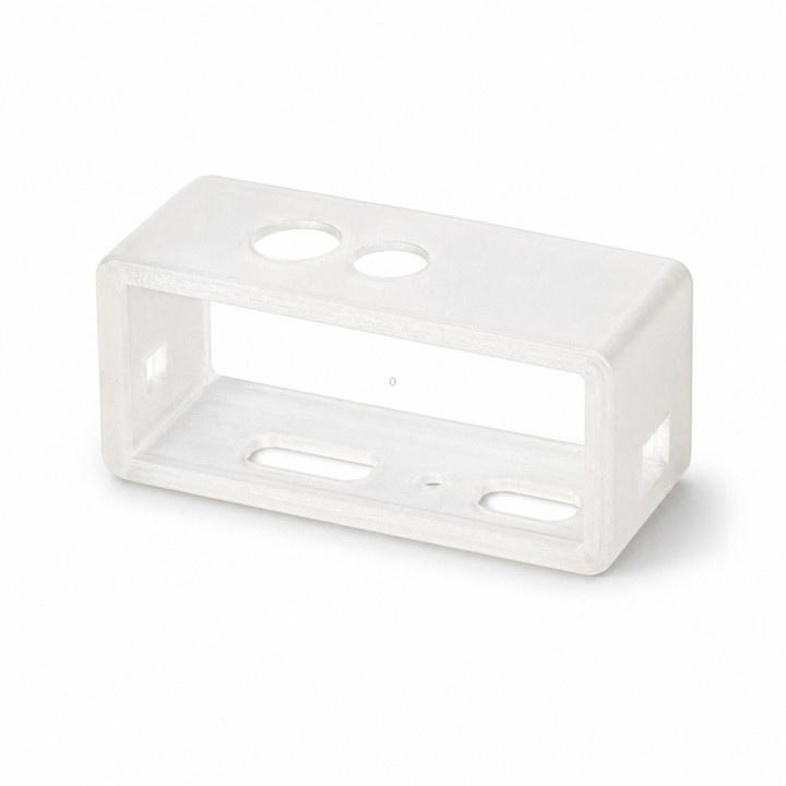 Camera Silicone Frame Protective Case For Kodak Charmera Keychain / Charmera 1987 (Transparent)