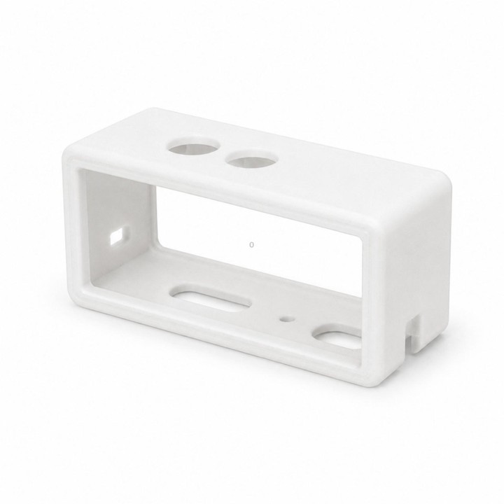 Camera Silicone Frame Protective Case For Kodak Charmera Keychain / Charmera 1987 (White)