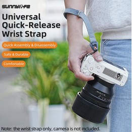 Sunnylife Universal Quick-Release Wrist Strap Adjustable Wrist Lanyard Soft Safe Rope for Action Camera (Orange)
