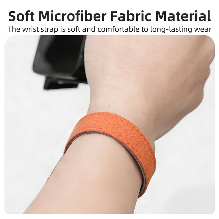 Sunnylife Universal Quick-Release Wrist Strap Adjustable Wrist Lanyard Soft Safe Rope for Action Camera (Orange)