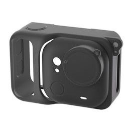 For Insta360 Go Ultra Silicone Protective Cover with Strap (Black)