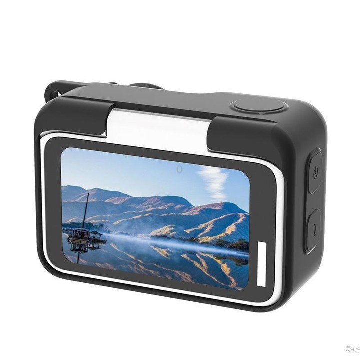 For Insta360 Go Ultra Silicone Protective Cover with Strap (Black)