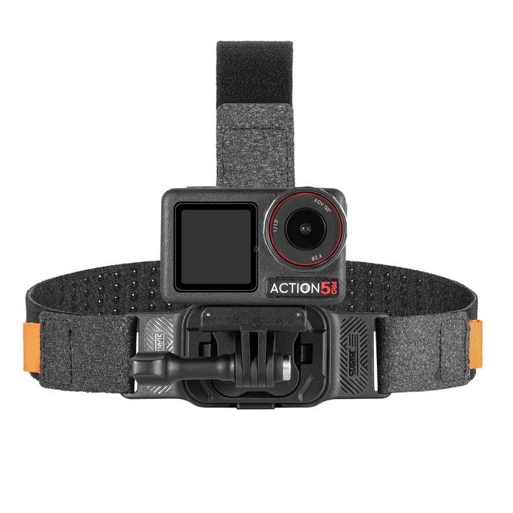 STARTRC Adjustable Head Strap Magnetic Eco-friendly Vlog POV Mount Belt for GoPro, Insta360, DJI Osmo Action and Other Action Ca