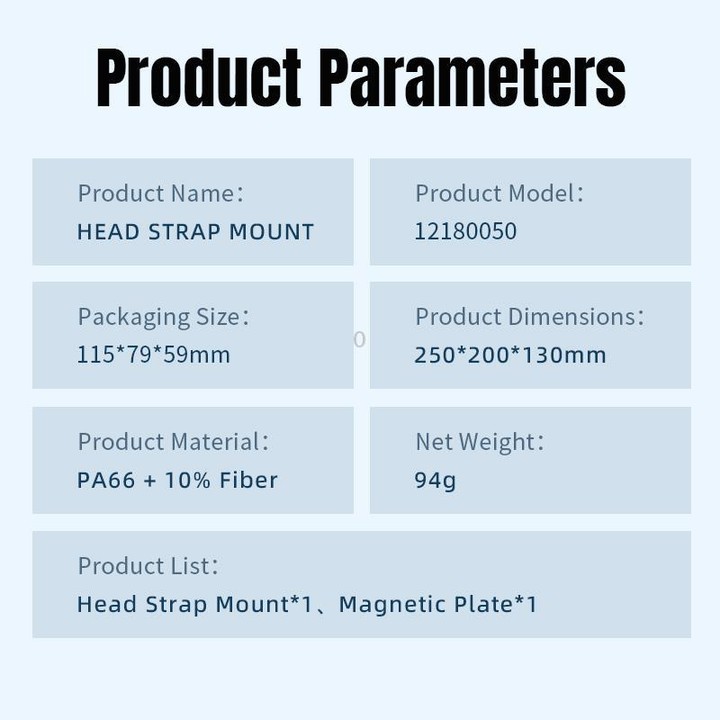 STARTRC Adjustable Head Strap Magnetic Eco-friendly Vlog POV Mount Belt for GoPro, Insta360, DJI Osmo Action and Other Action Ca