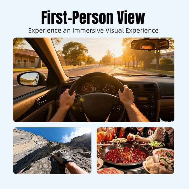 STARTRC Adjustable Head Strap Magnetic Eco-friendly Vlog POV Mount Belt for GoPro, Insta360, DJI Osmo Action and Other Action Ca