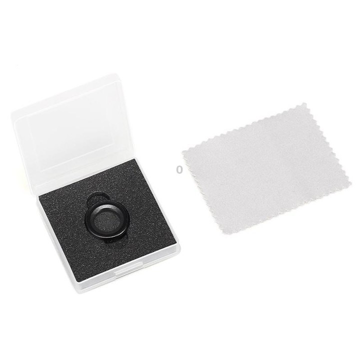 For Insta360 GO Ultra Aluminum Alloy HD Glass Lens Protector (Black)