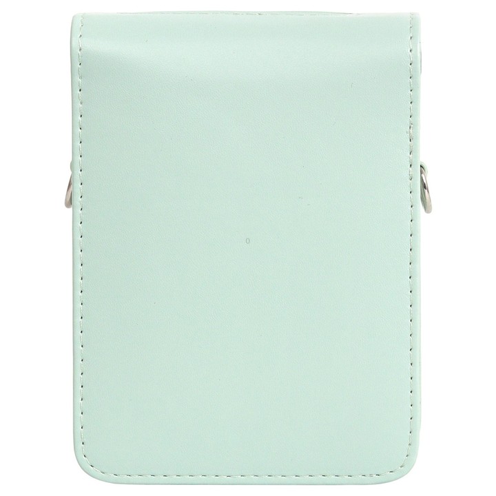 For FUJIFILM Instax mini Link 3 Full Body Leather Case Bag with Strap(Green)