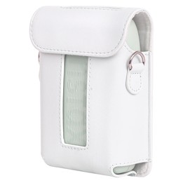 For FUJIFILM Instax mini Link 3 Full Body Leather Case Bag with Strap (White)