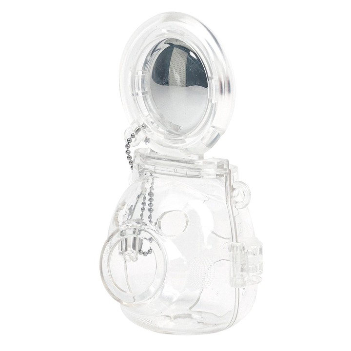 For FUJIFILM Instax PAL Crystal Hard Case Camera Bag with Shoulder Strap (Transparent)