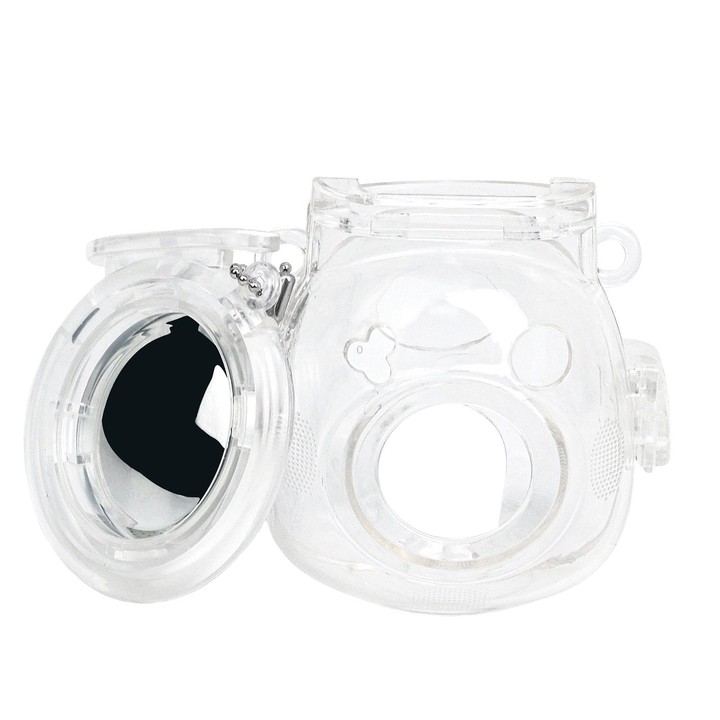 For FUJIFILM Instax PAL Crystal Hard Case Camera Bag with Shoulder Strap (Transparent)