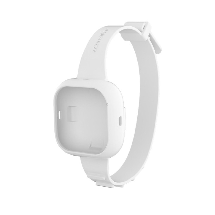 For Insta360 GO Ultra Sunnylife Expansion Band Strap Silicone Protective Cover Wristband Backpack Bicycle Stripe Cat Collar (Whi