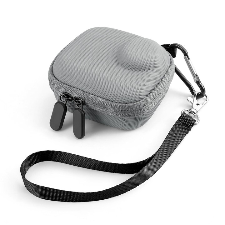 For Insta360 GO Ultra STARTRC Mini Portable Body Diamond Texture PU Storage Bag (Grey)