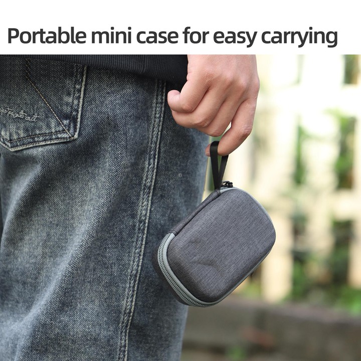 For Insta360 GO Ultra Sunnylife Standard Portable Protective Box Storage Bag (Black)