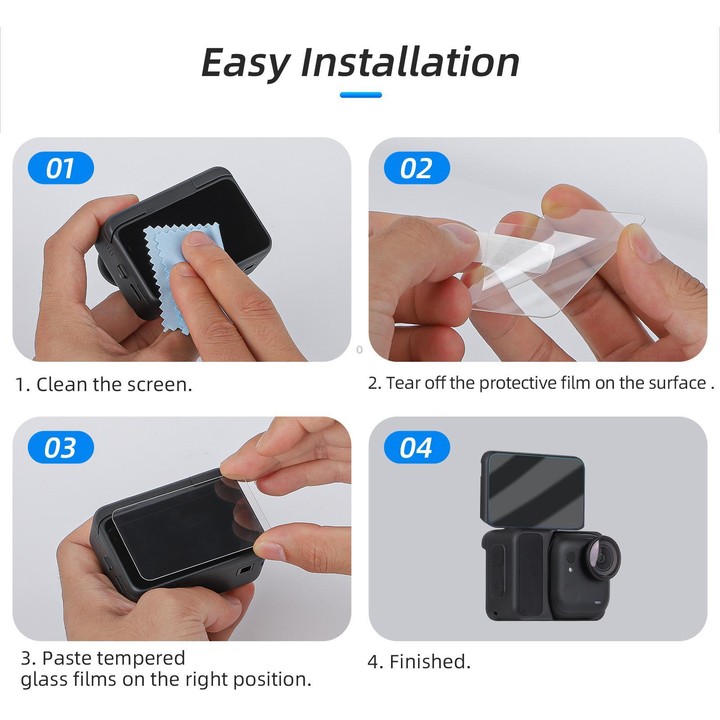 For Insta360 GO Ultra 2pcs Sunnylife Screen Explosion-proof Film (Transparent)