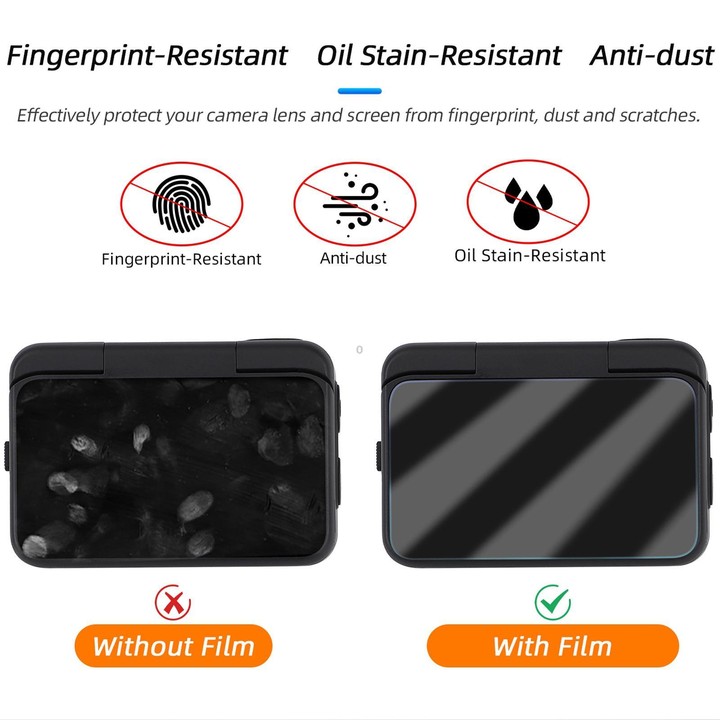 For Insta360 GO Ultra 2pcs Sunnylife Screen Explosion-proof Film (Transparent)