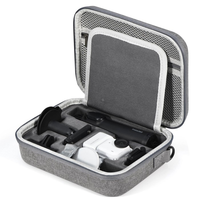 For Insta360 Go Ultra STARTRC Full Kit Portable Handbag Shoulder Nylon Storage Bag (Grey)