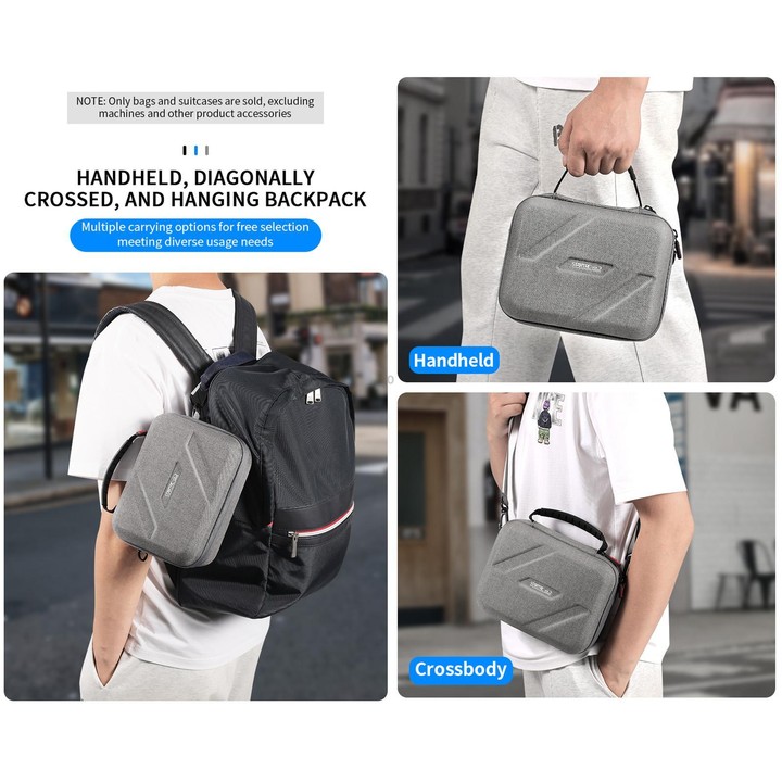 For Insta360 Go Ultra STARTRC Full Kit Portable Handbag Shoulder Nylon Storage Bag (Grey)