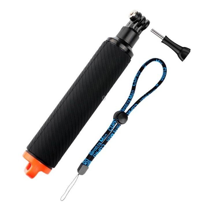 Shutter Trigger + Floating Hand Grip Diving Buoyancy Stick with Adjustable Anti-lost Strap & Screw & Wrench for GoPro HERO8 Blac