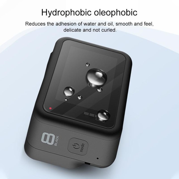 For GoPro HERO8 Black Camera Lens HD Protective Film + LCD Display HD Screen Protector