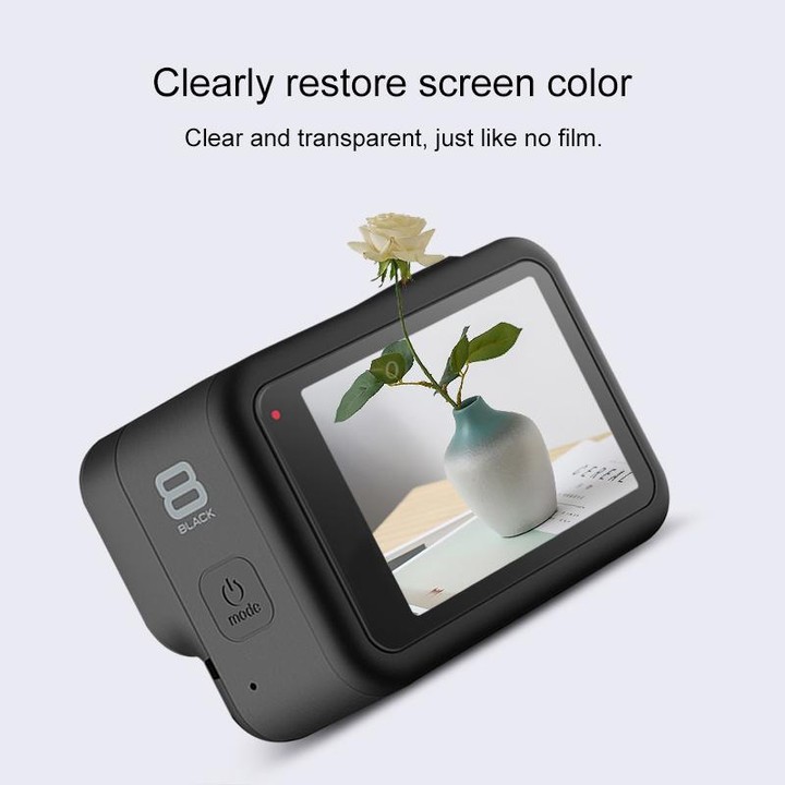 For GoPro HERO8 Black Camera Lens HD Protective Film + LCD Display HD Screen Protector