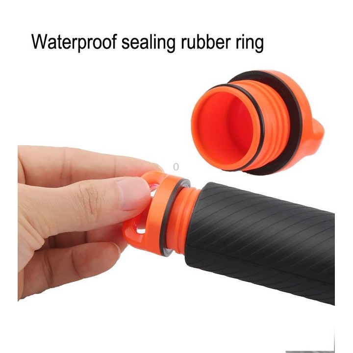 Shutter Trigger + Dome Port Lens Transparent Cover + Floating Hand Grip Diving Buoyancy Stick with Adjustable Anti-lost Strap &