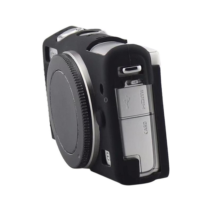 Soft Silicone Protective Case for Canon EOS M200 (White)