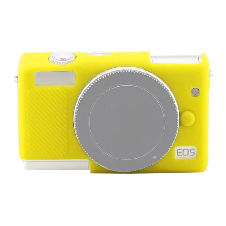 Soft Silicone Protective Case for Canon EOS M200 (Yellow)