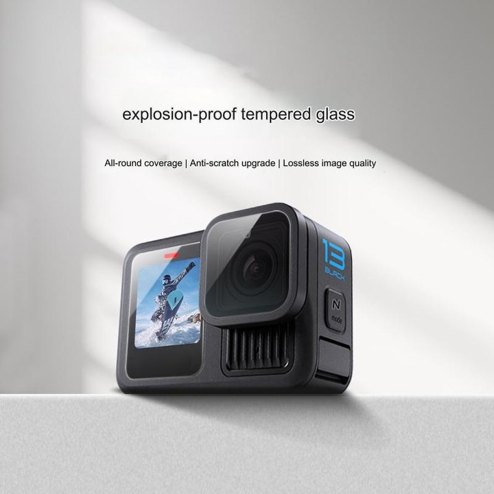 For GoPro HERO13 Black Lens and Front Back Screen 9H Tempered Glass Film
