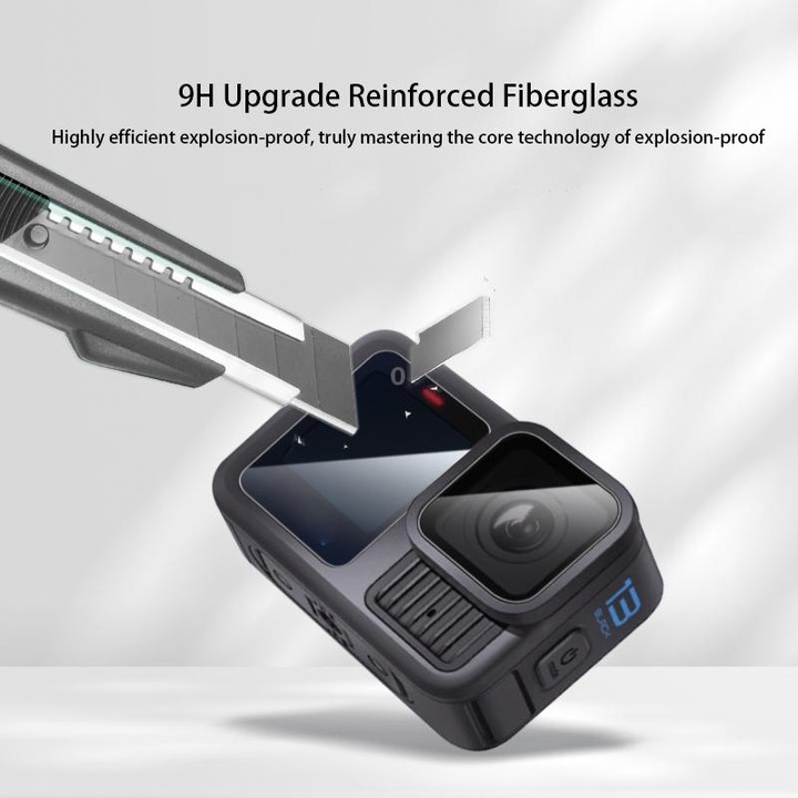 For GoPro HERO13 Black Lens and Front Back Screen 9H Tempered Glass Film