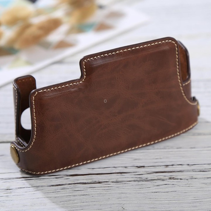 1/4 inch Thread PU Leather Camera Half Case Base for FUJIFILM X-E3(Coffee)