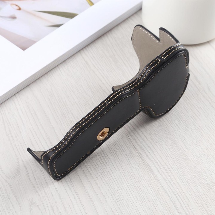 1/4 inch Thread PU Leather Camera Half Case Base for Nikon Z6 / Z7 (Black)