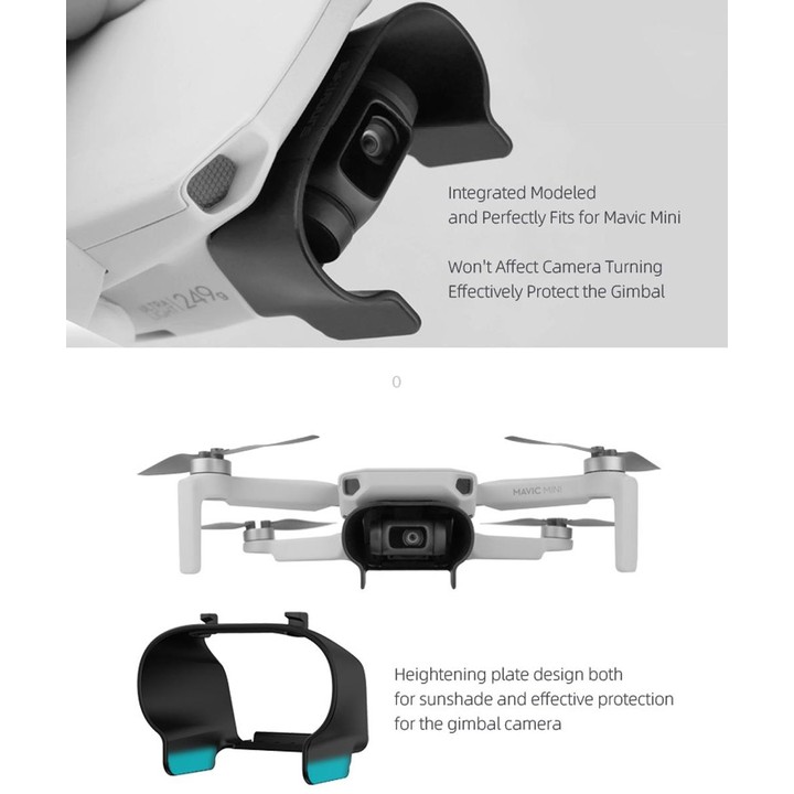 Sunnylife MM-Q9264 Camera Lens Sunshade Anti-glare Hood for DJI Mavic mini / Mini 4K / DJI Mini 2 SE(Black)