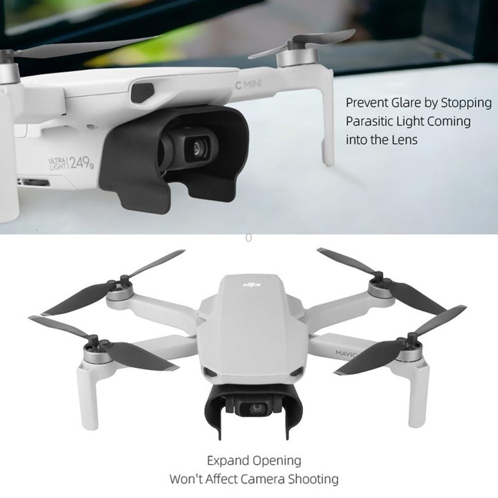 Sunnylife MM-Q9264 Camera Lens Sunshade Anti-glare Hood for DJI Mavic mini / Mini 4K / DJI Mini 2 SE(Black)