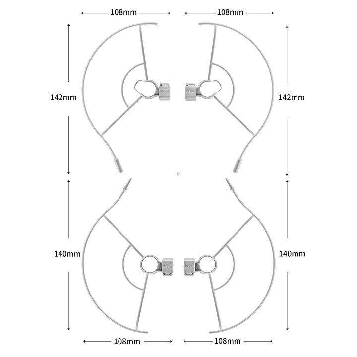 STARTRC 1109131 Drone Propeller Protective Guard Anti-collision Ring for DJI Mini 2 / Mavic Mini(Grey)