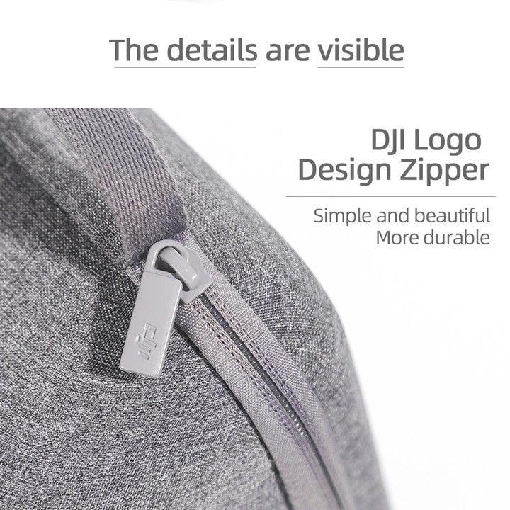 Original Portable Waterproof Nylon Box Case Storage Bag for DJI Mini 2 Drone(Grey)